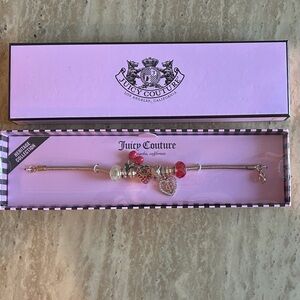 Juicy Couture Pink Charm Bracelet